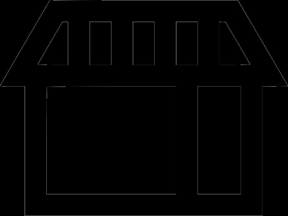 Simple Storefront Outline PNG