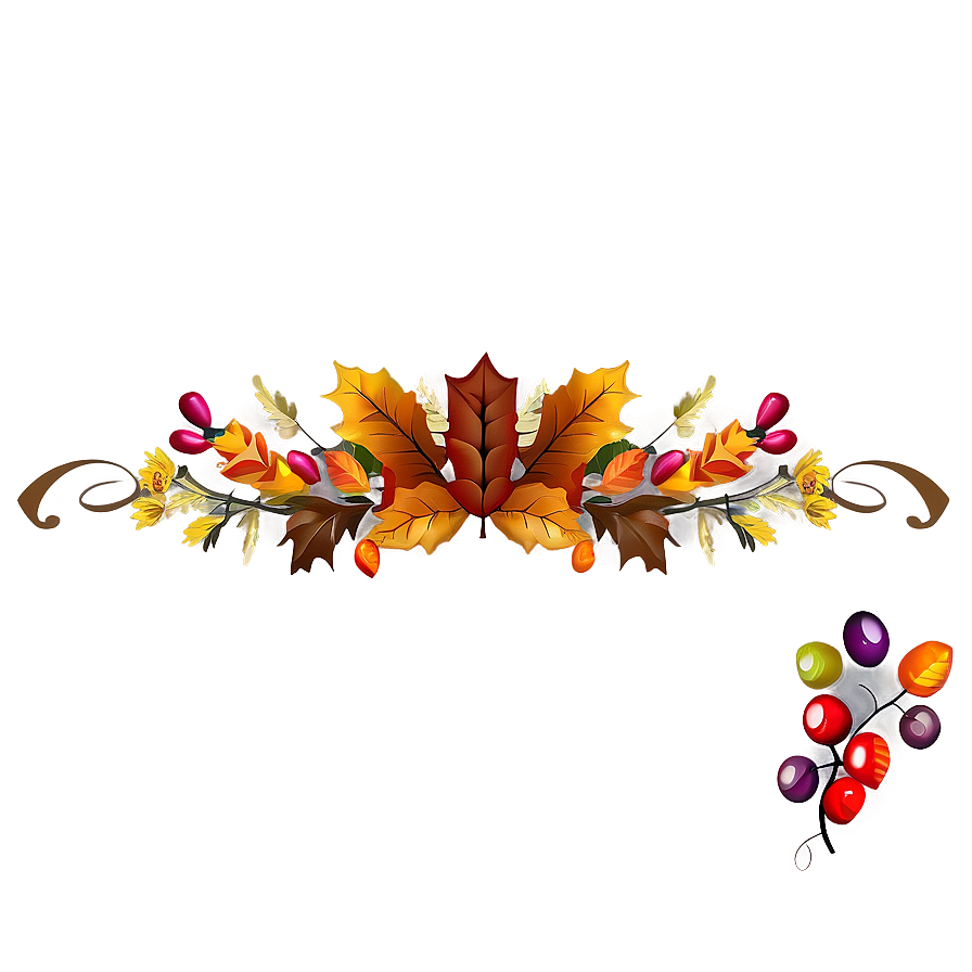 Simple Thanksgiving Border Png Fay PNG