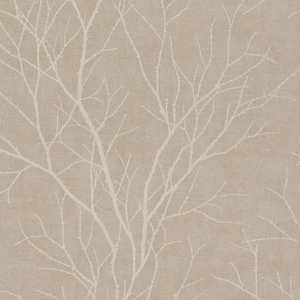 Minimalistic Tree Branches Illustration Wallpaper