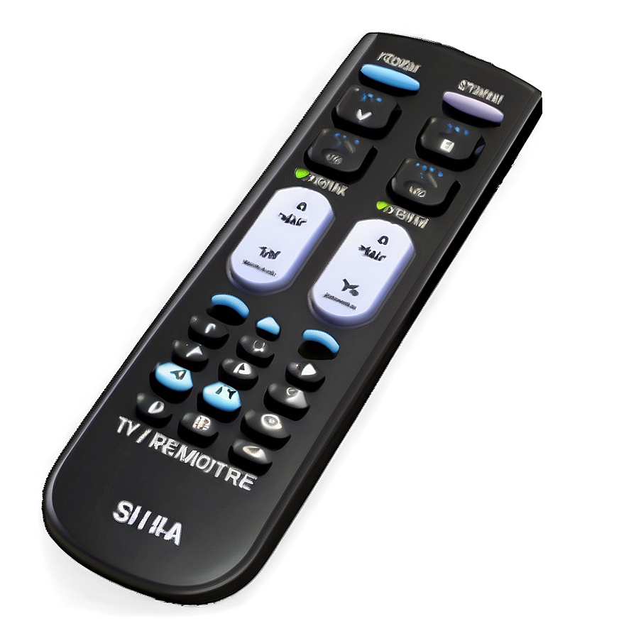 Simple Tv Remote Interface Png Ric PNG