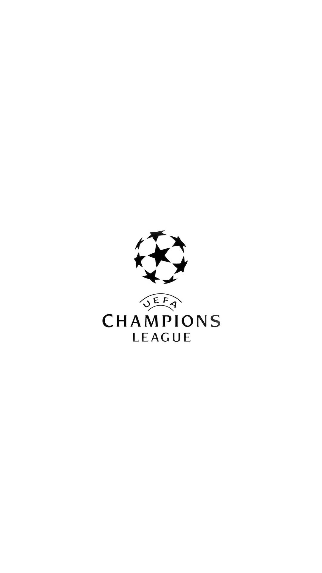 Logo Semplice Della Uefa Champions League Sfondo