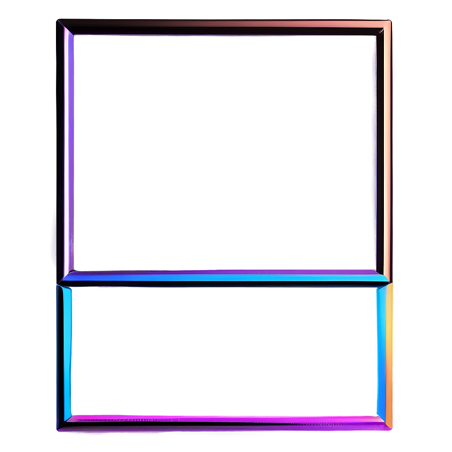 Simple Video Frame Outline Png 06262024 PNG