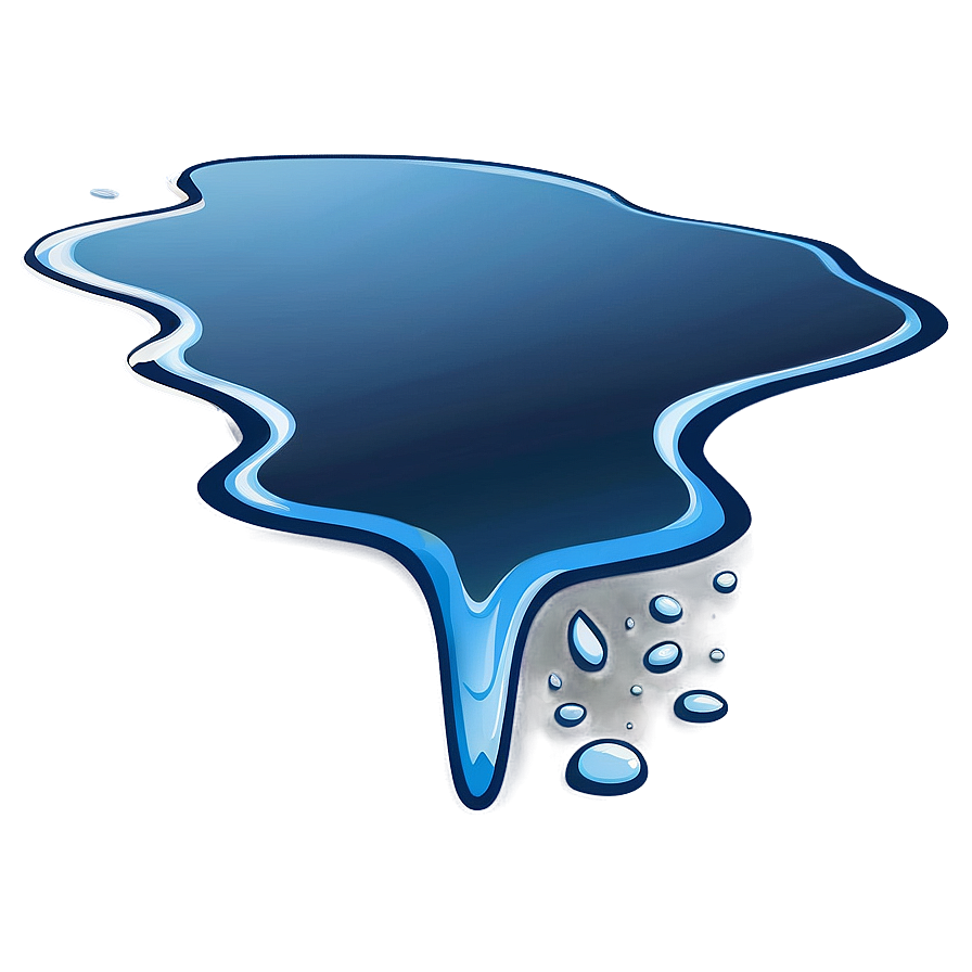 Simple Water Puddle Png 06132024 PNG