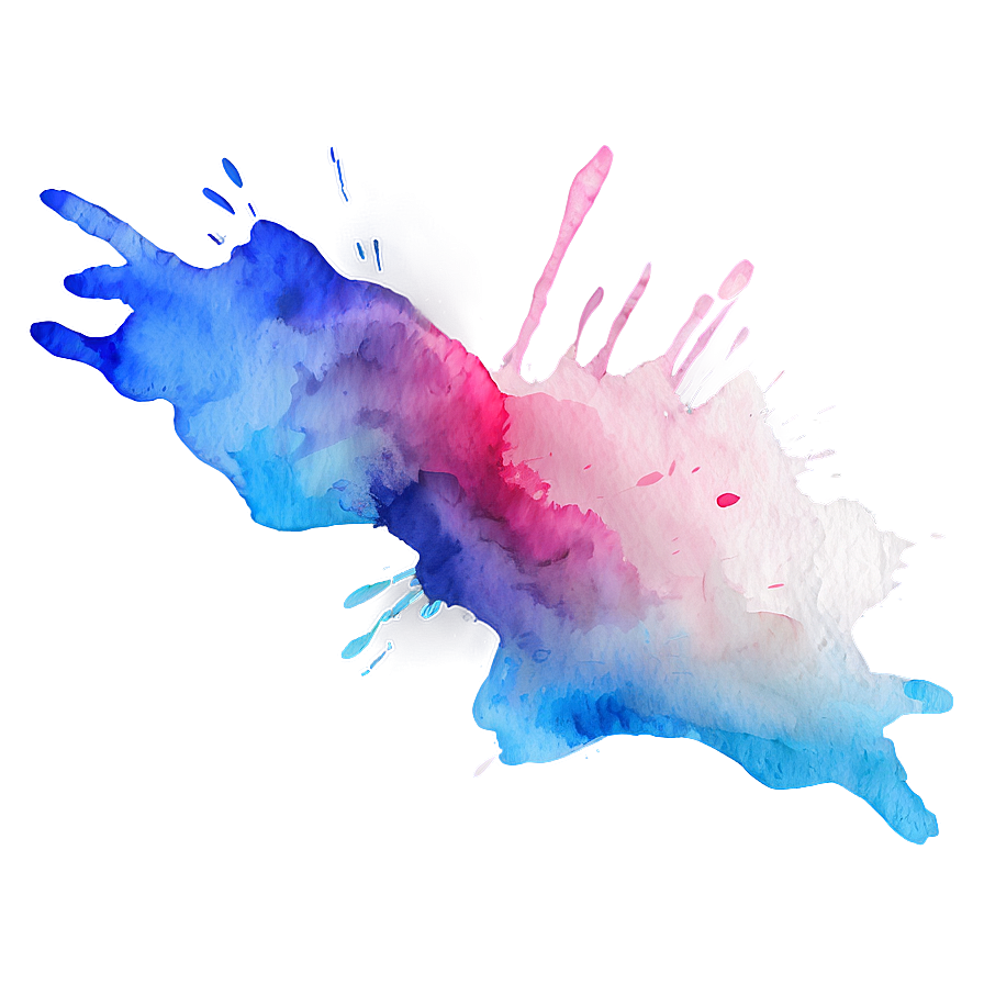 Simple Watercolor Splash Png 06232024 PNG