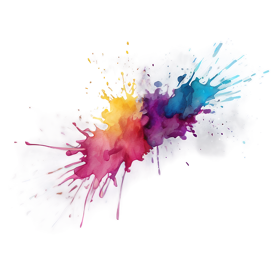 Simple Watercolor Splash Png Fbj PNG