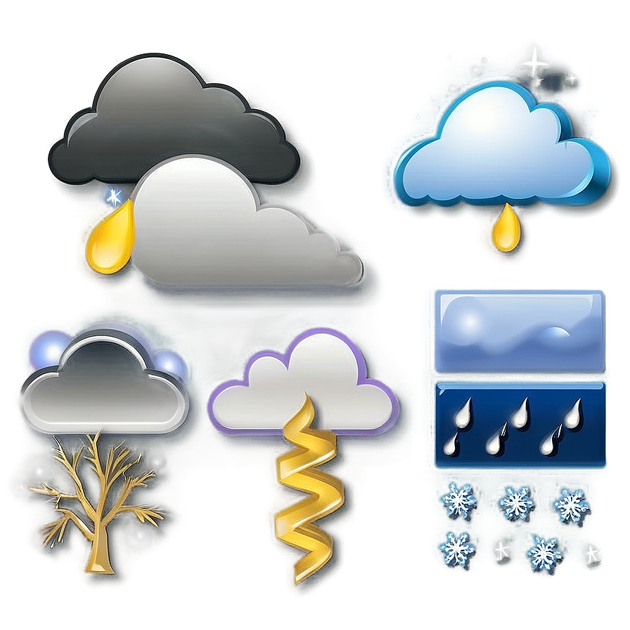 Simple Weather Symbols Png 83 PNG