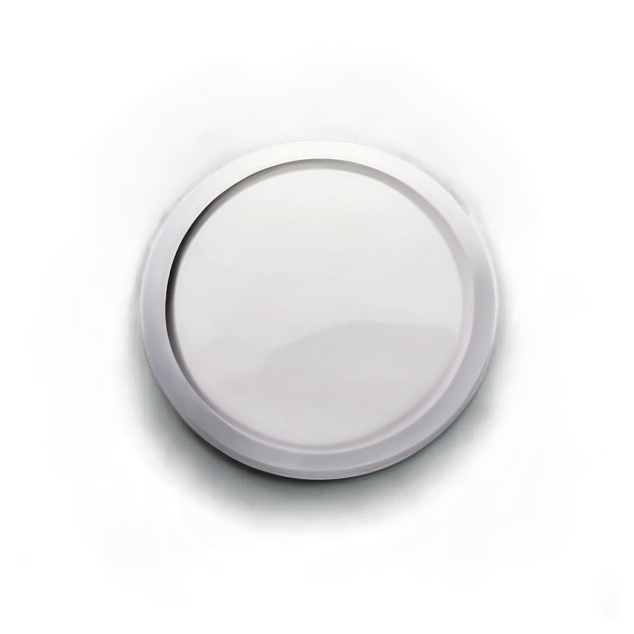 Simple White Button Graphic Png Ebh2 PNG