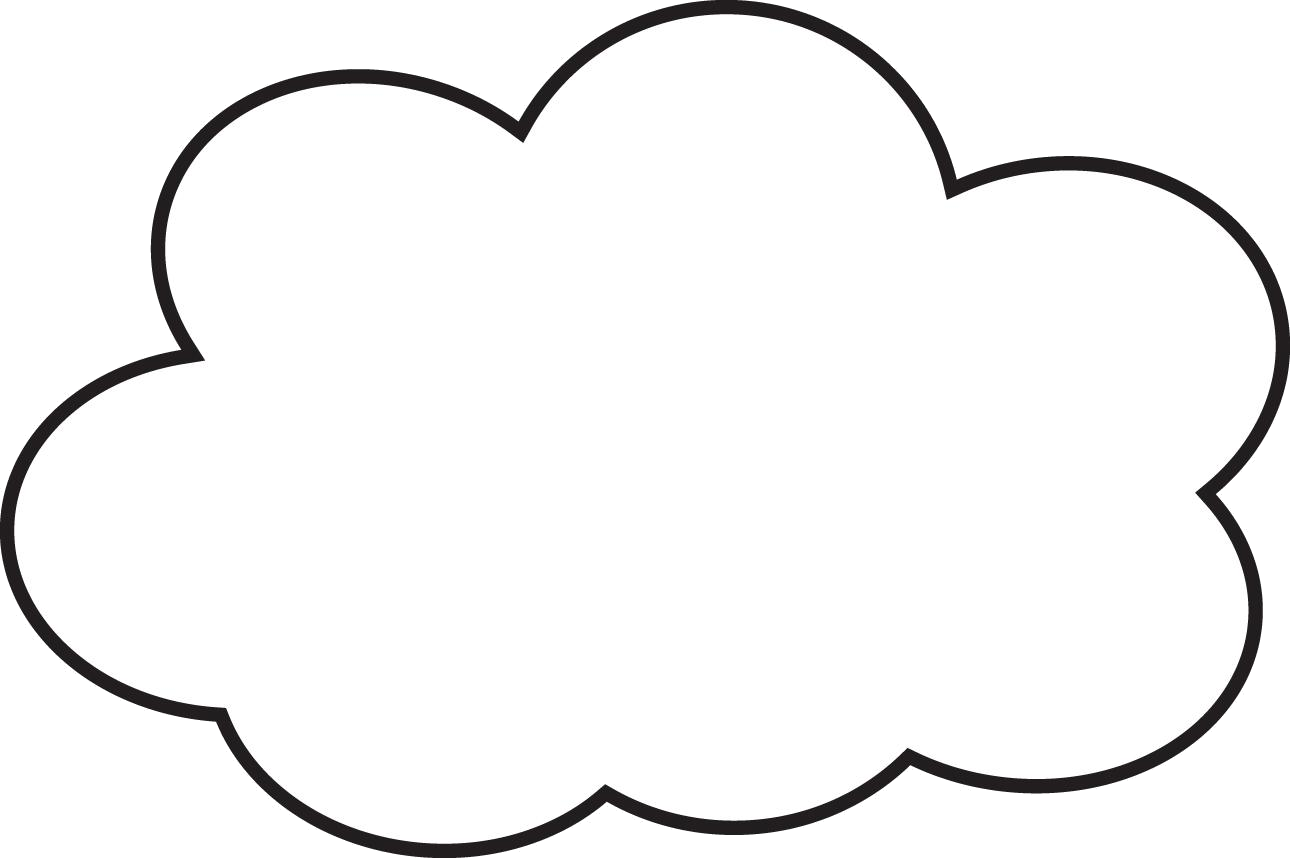 Simple White Cloud Clipart PNG