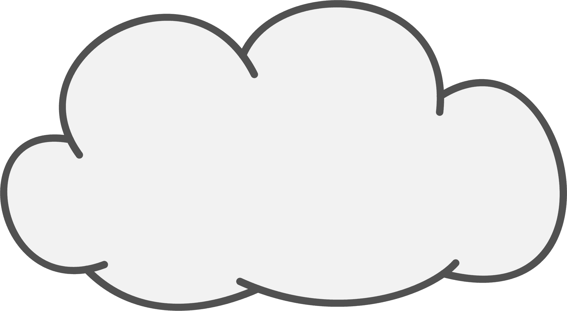 Simple White Cloud Clipart PNG