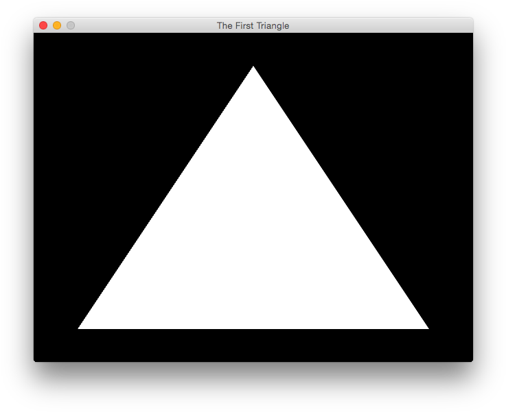 Simple White Triangle Graphic PNG