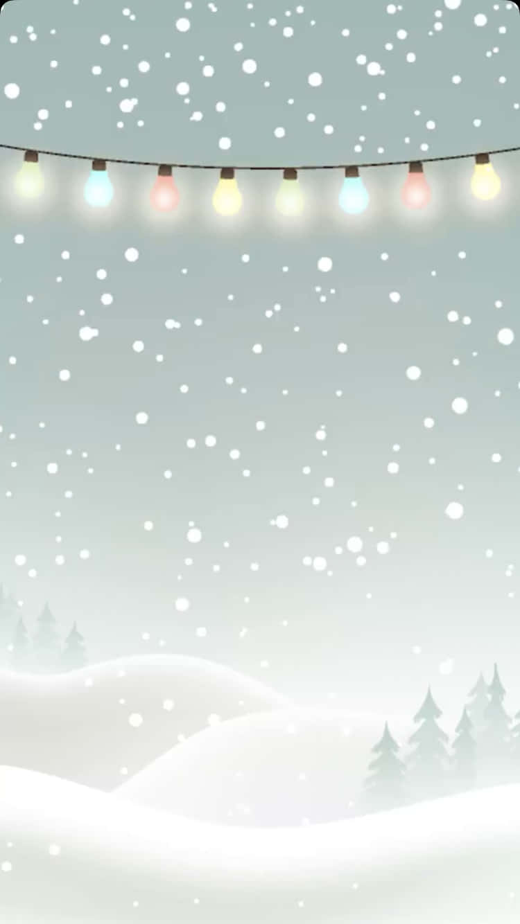 Enjoy the beauty of simple winter Wallpaper