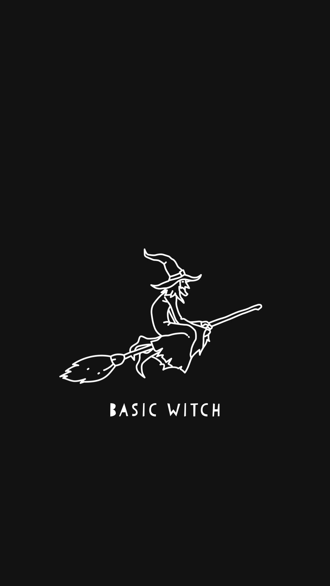 Simplistically Captivating Witchy iPhone Wallpaper Wallpaper