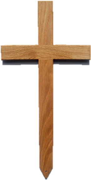 Simple Wooden Cross PNG