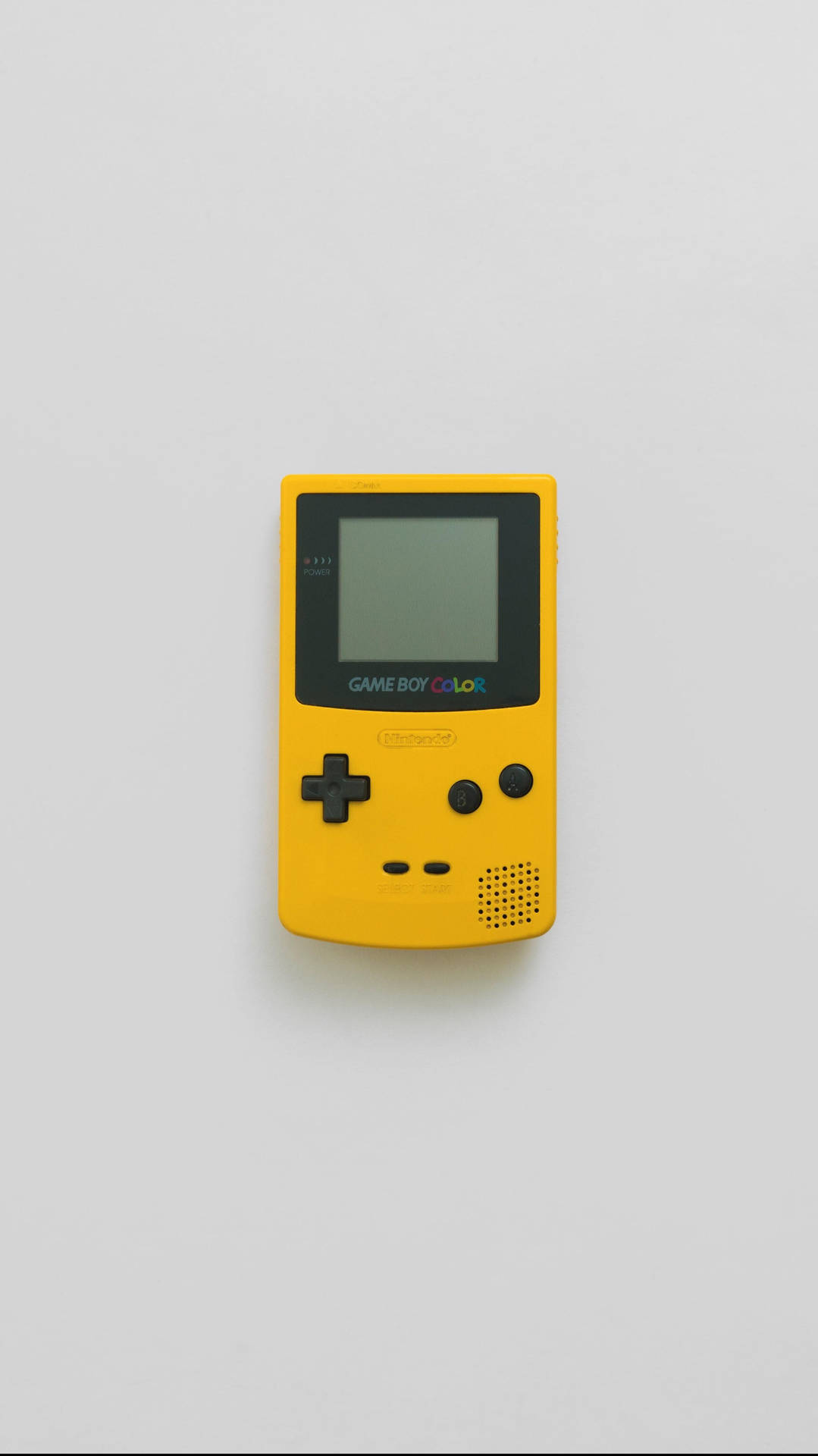 Fundode Tela Amarelo Simples Do Game Boy Color. Papel de Parede