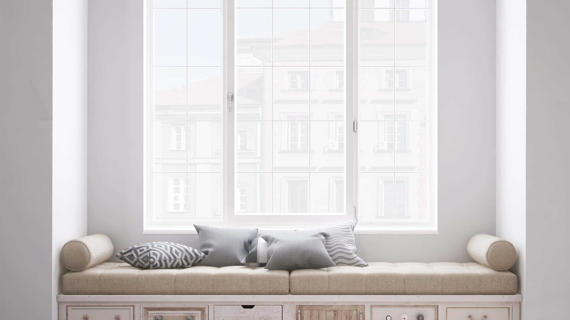 Simple Zoom Background Window Sit Wallpaper