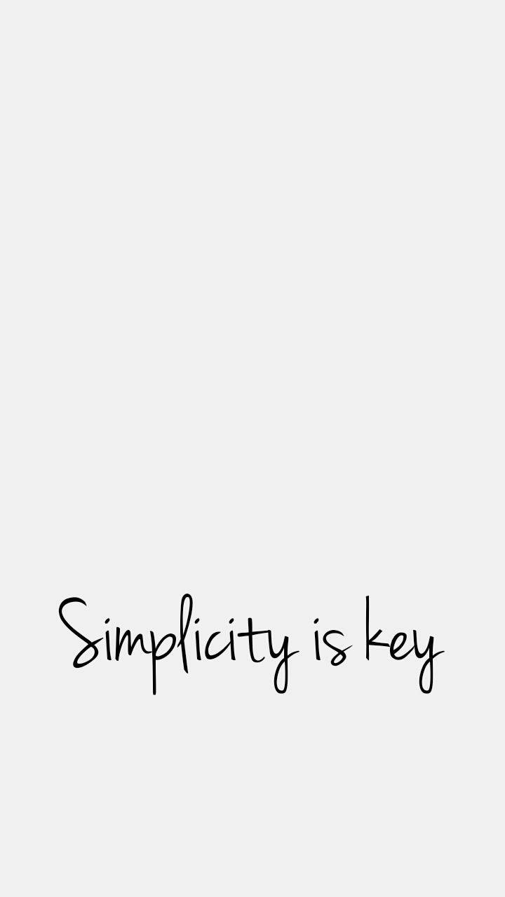 Simplicity Is Key Kpop