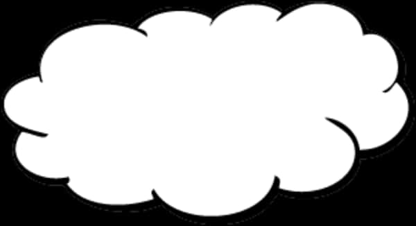 Simplified Cloud Graphic PNG