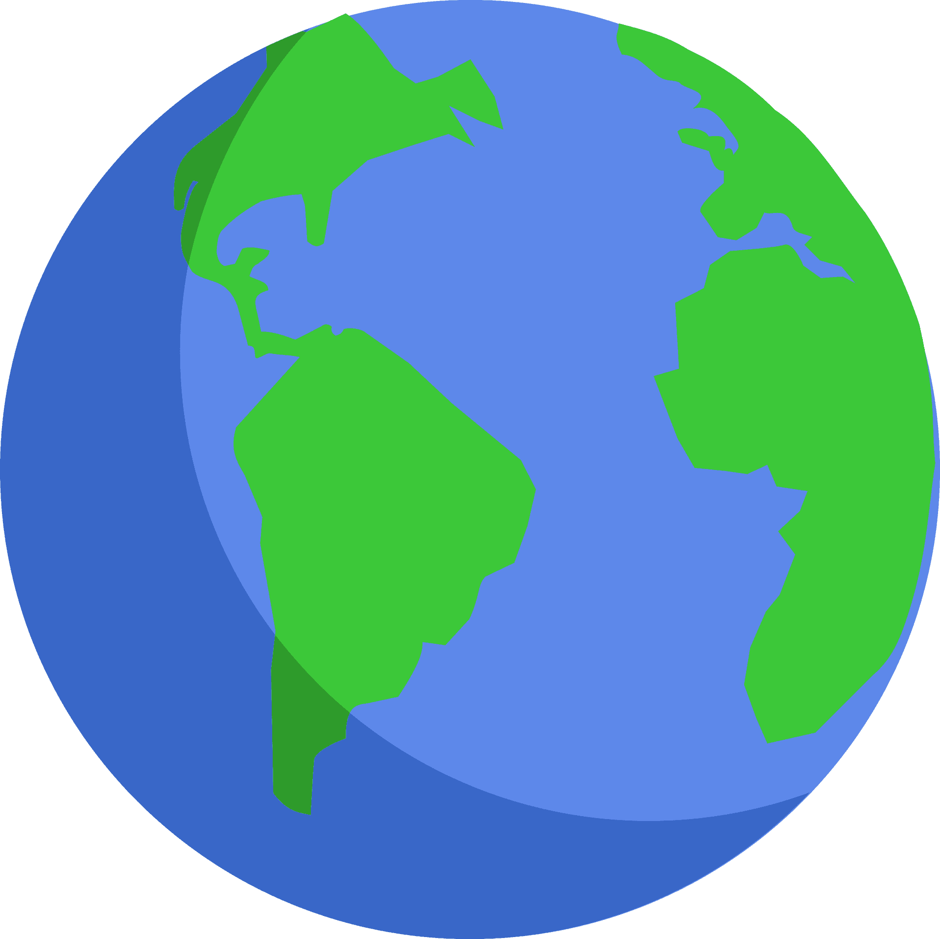 Simplified Earth Clipart PNG