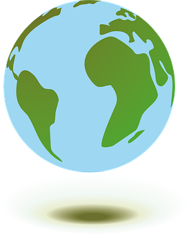 Simplified Earth Graphic PNG