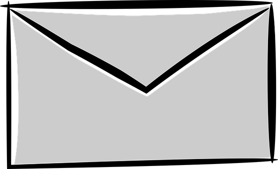 Simplified Envelope Graphic PNG