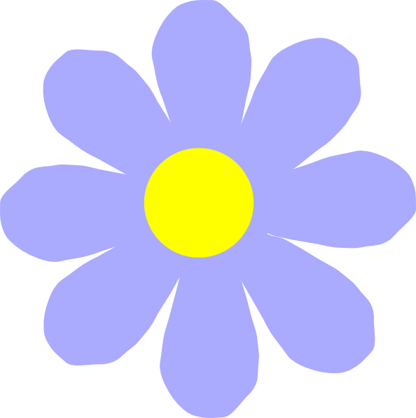 Simplified Flower Illustration PNG