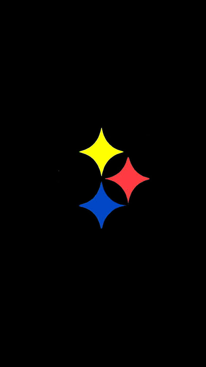 Pittsburg Steelers Logo Tapet: Dette moderne sportsfans tapet viser et simpelt Pittsburg Steelers logo. Wallpaper