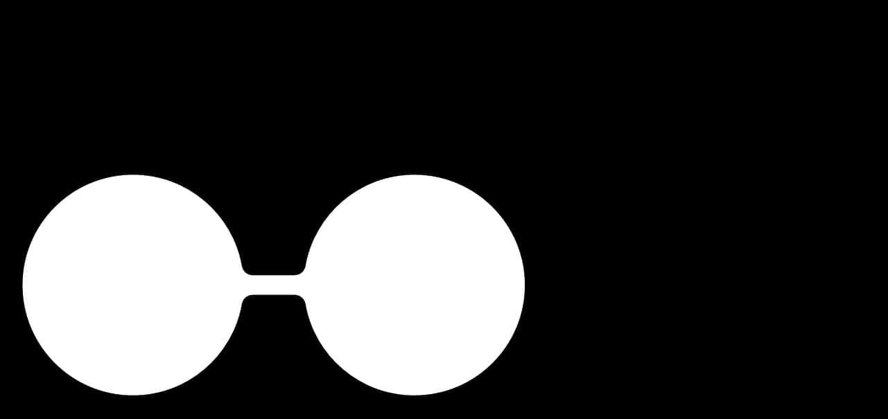 Simplified Spectacles Graphic PNG