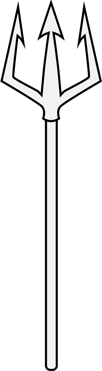 Simplified Trident Graphic PNG