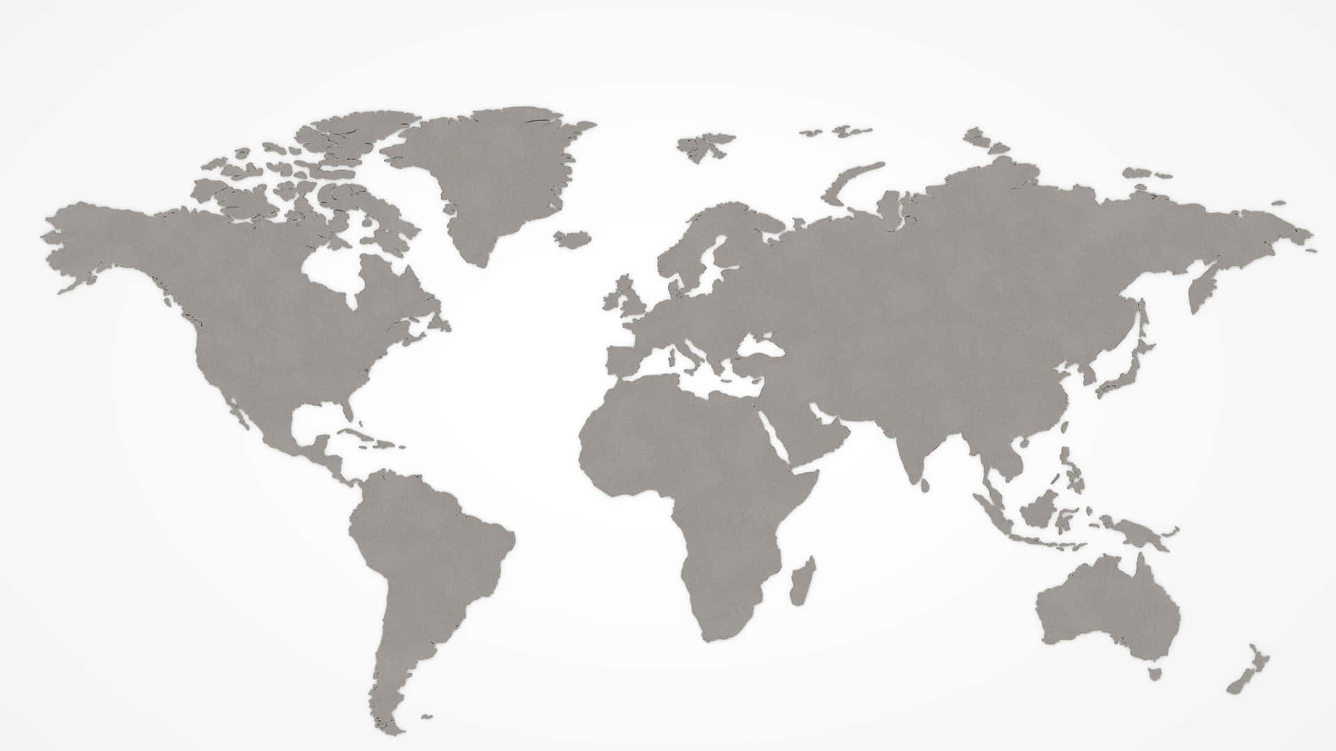 Simplified World Map Desktop Background Wallpaper