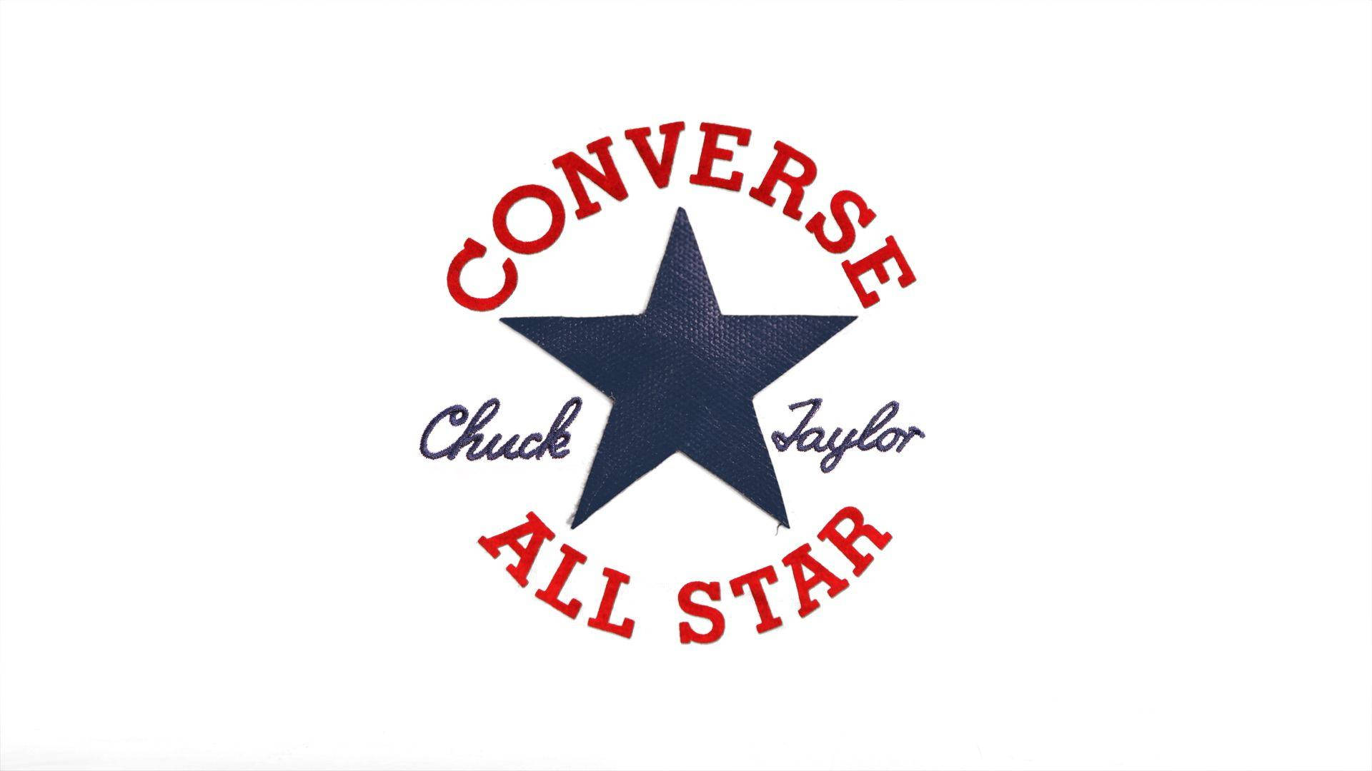 Simplistisk Converse Logo Wallpaper