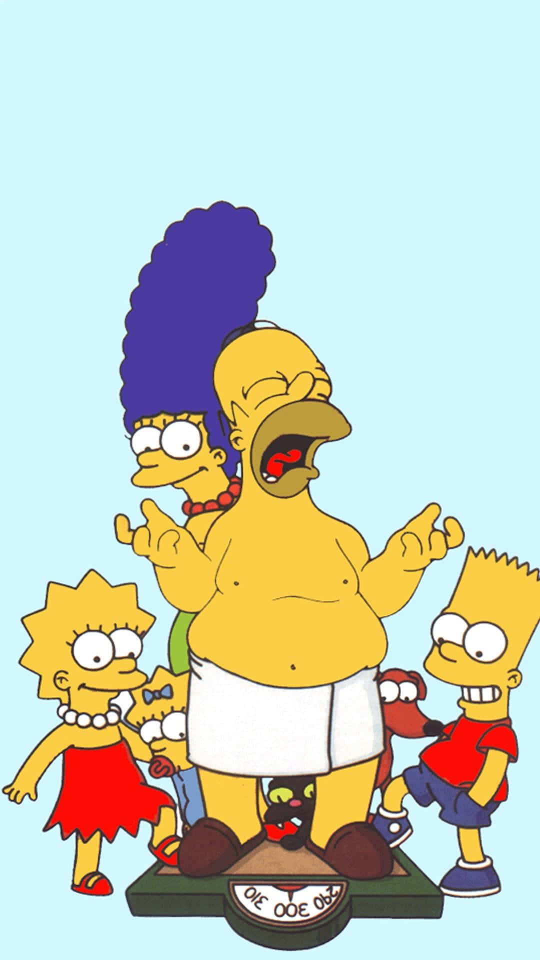 Välkommentill Den Underbara Världen Av The Simpsons. Wallpaper