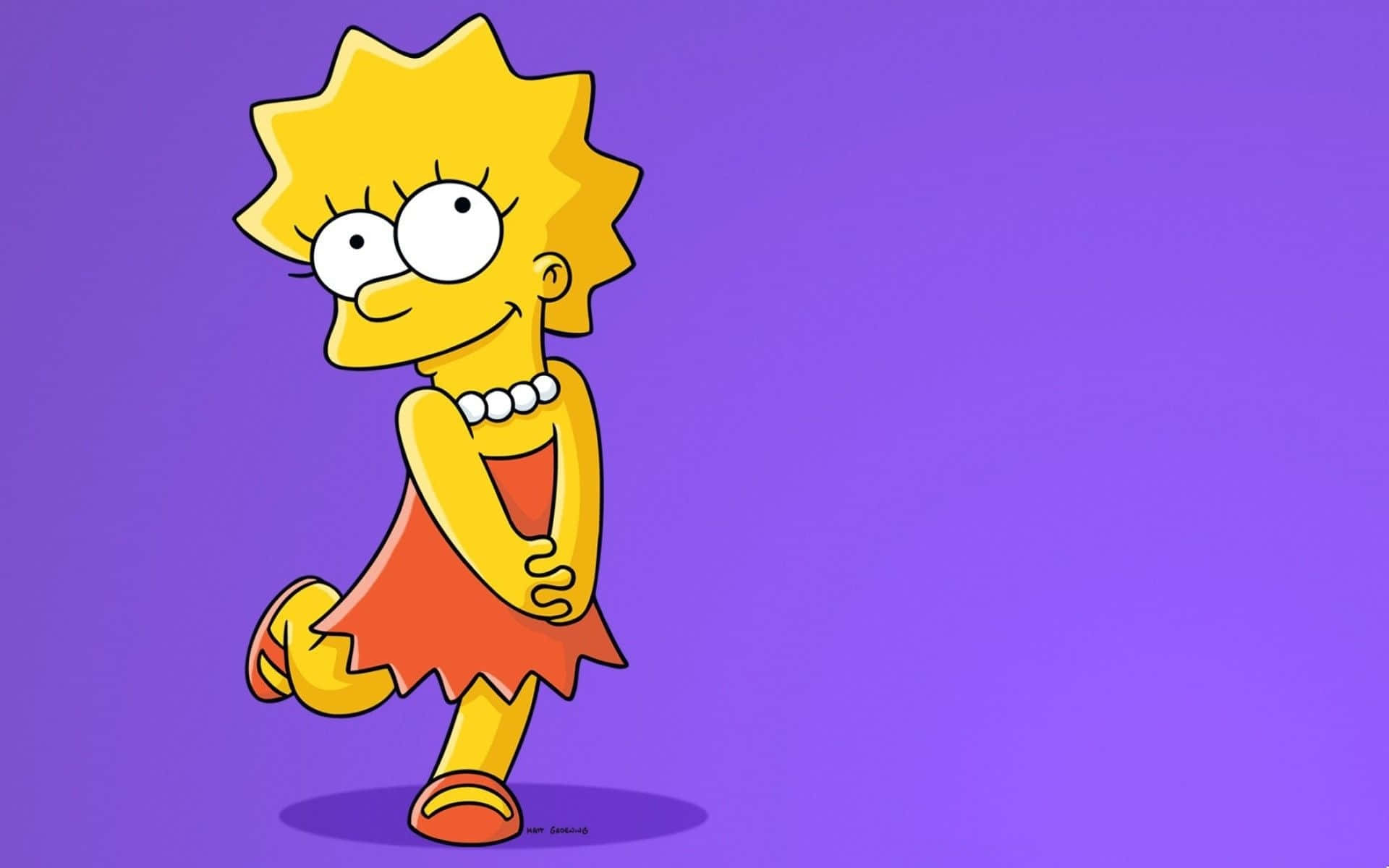 Lisa Simpsons Aesthetic Iphone Theme Background