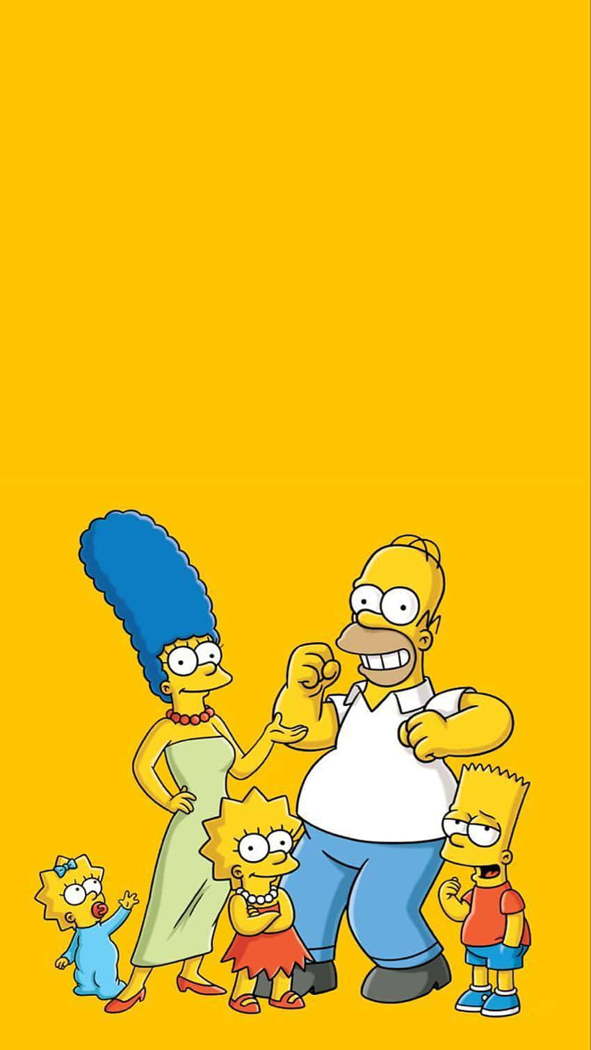 Nyden Perfekt Dag Ude Med Simpsons!