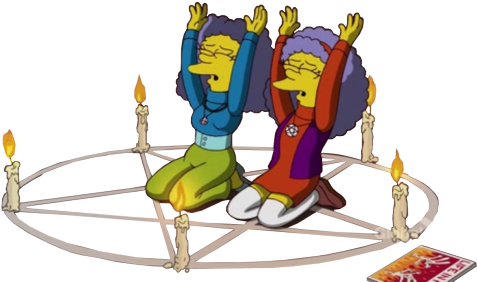 Simpsons Horror Ritual PNG