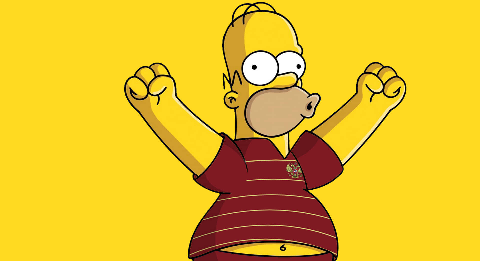 Bildav Homer Och Bart Simpson Som Njuter Av En Eftermiddag Med Pc-spel. Wallpaper