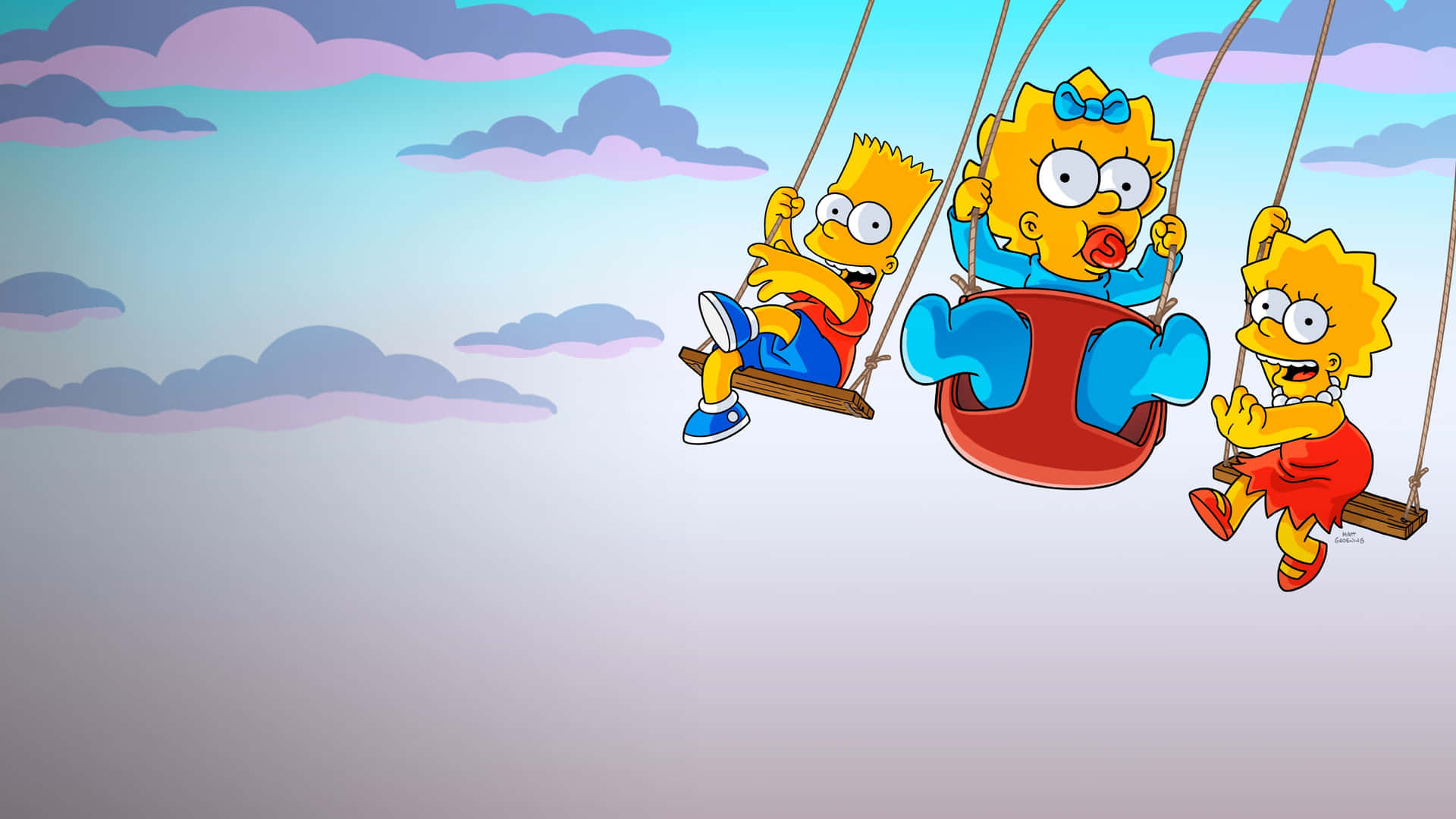 Upgrade to a Simpsons-inspired computer! Wallpaper