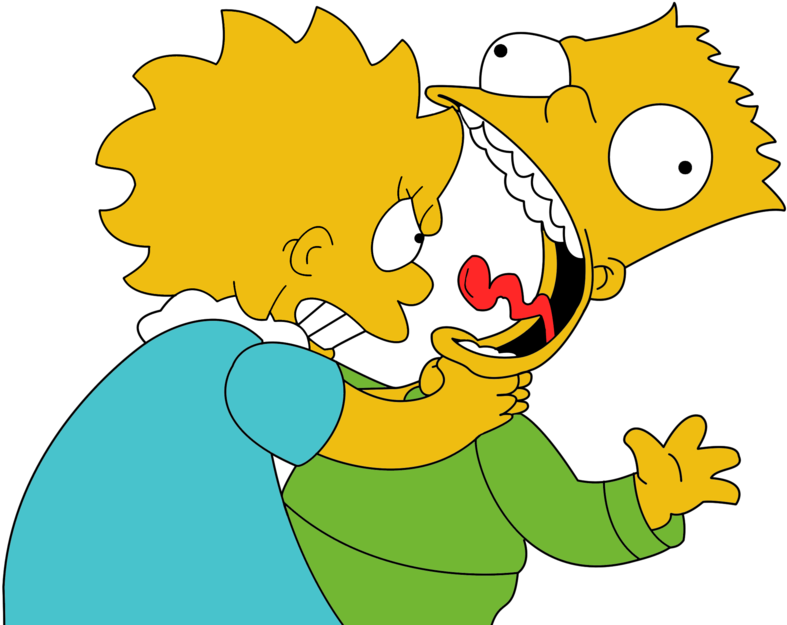 Simpsons Sibling Rivalry PNG