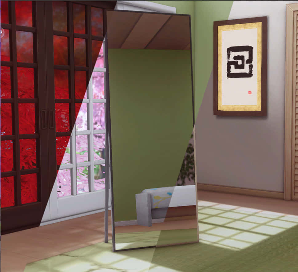 Standardinställningar För The Sims 4 Cas-bakgrundsbild.