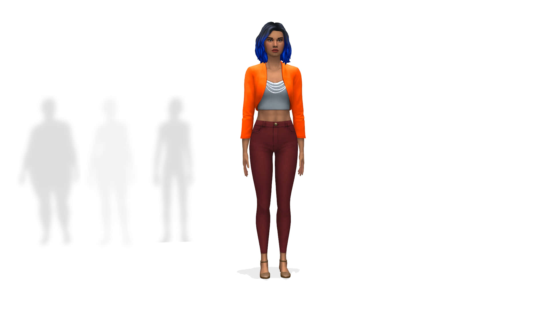 Socialsimulationspel Sims 4 Cas-bakgrund.