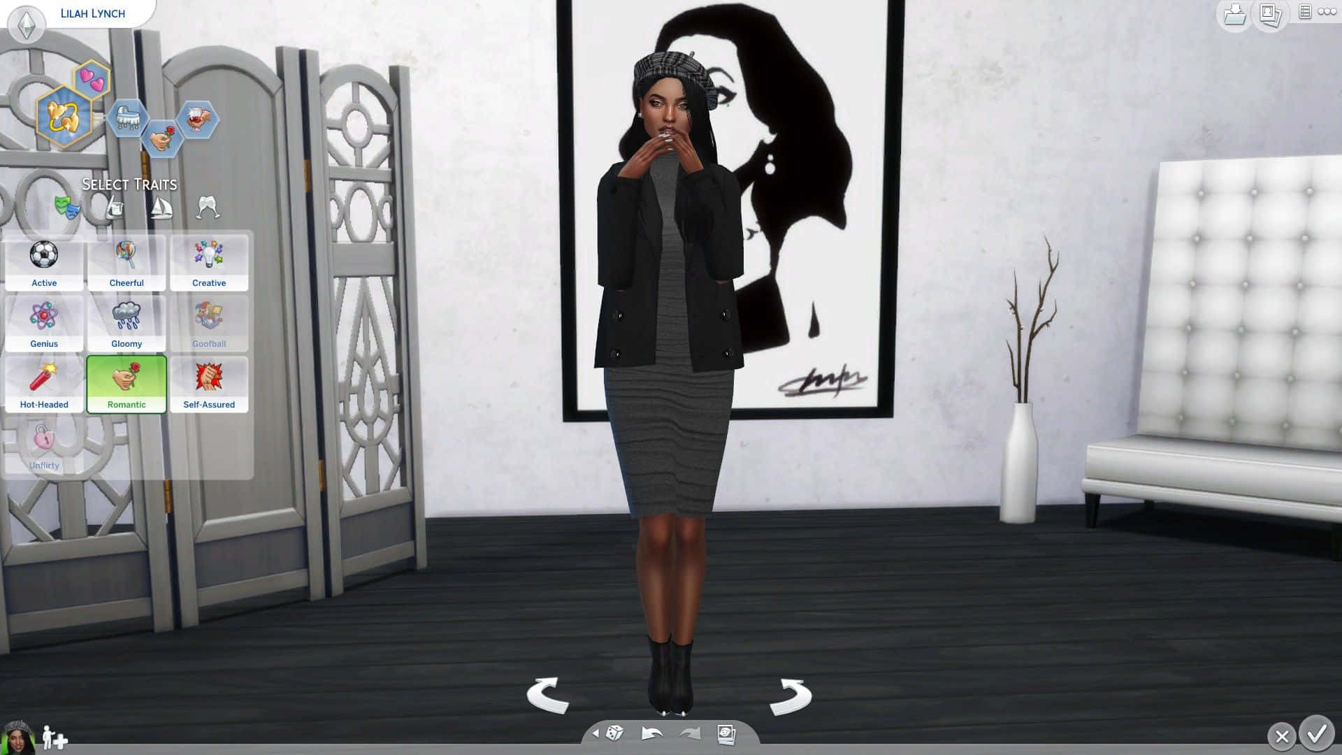 Casual Dressing Room Sims 4 Cas Background