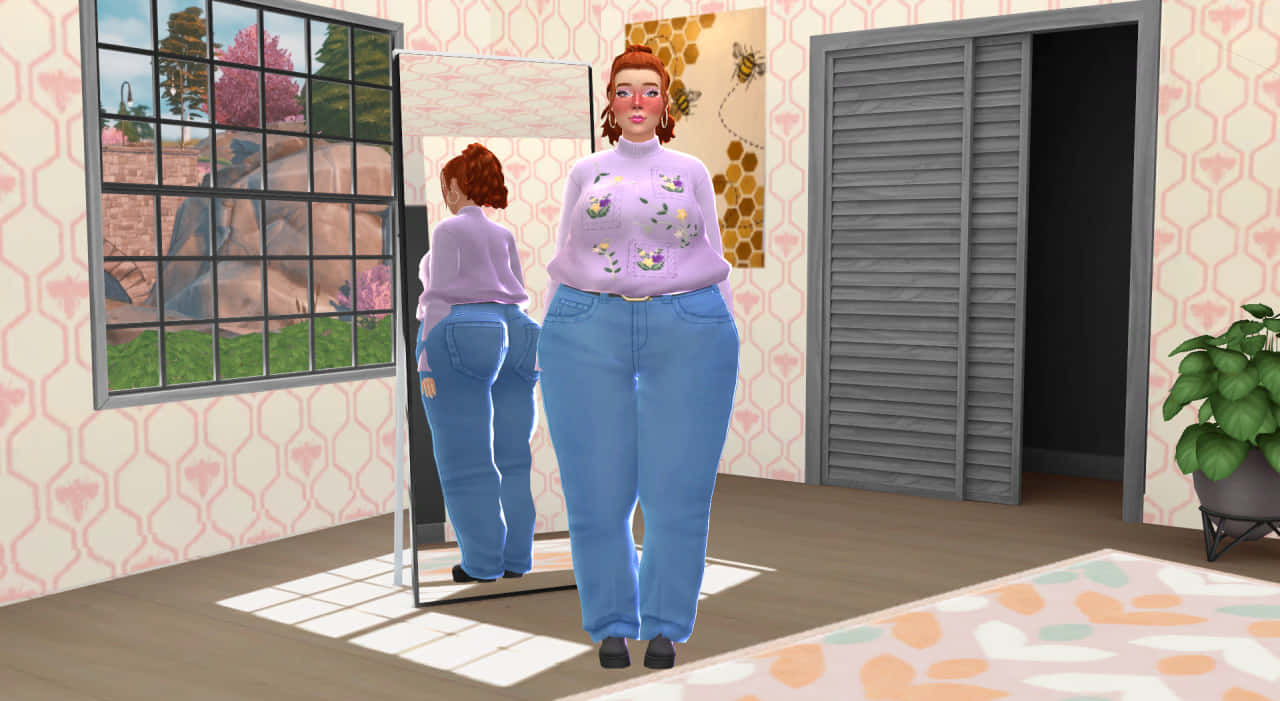 Standardomklädningsrum Sims 4 Cas Bakgrund.