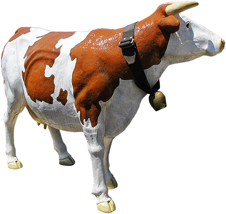 Simulated Cow Sculpture.png PNG
