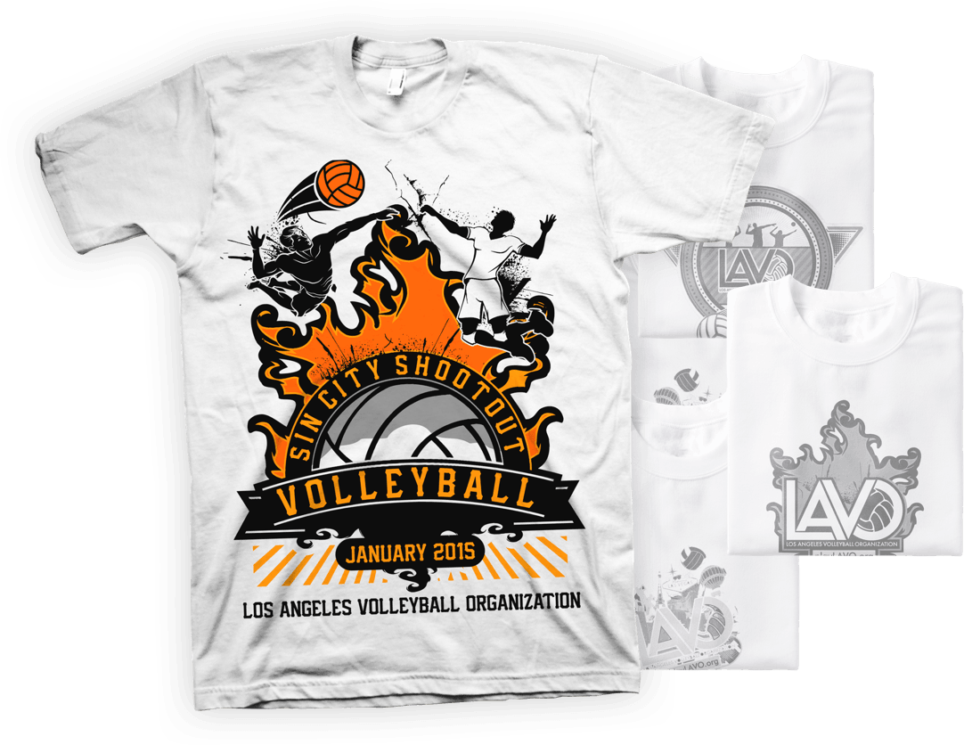 Sin City Shootout_ Volleyball_ T Shirt_ Design_2015 PNG