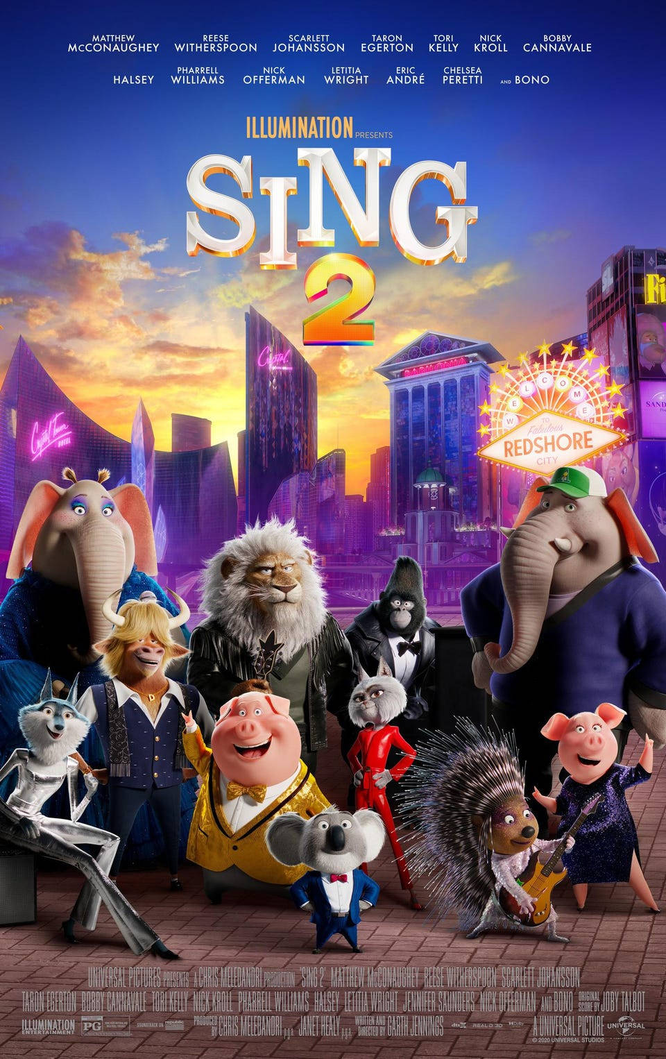 Download Sing 2 Character Poster Wallpaper
