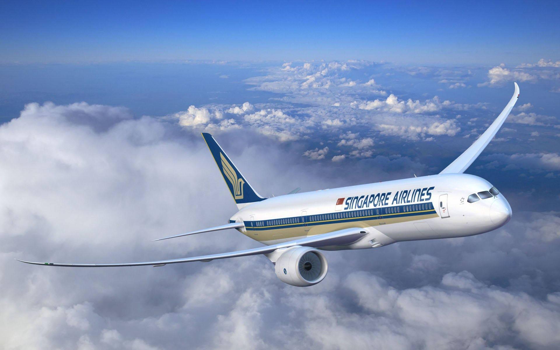 fladeSingapore Airlines havoverflade Wallpaper