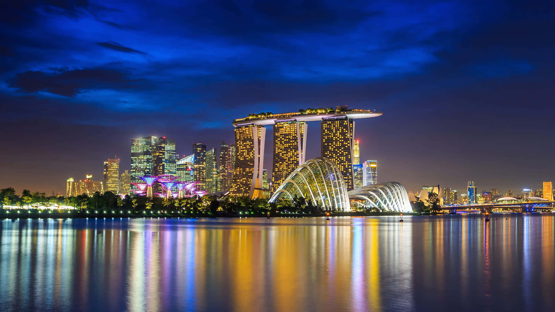 Tagi Den Imponerende Skønhed Af Singapore