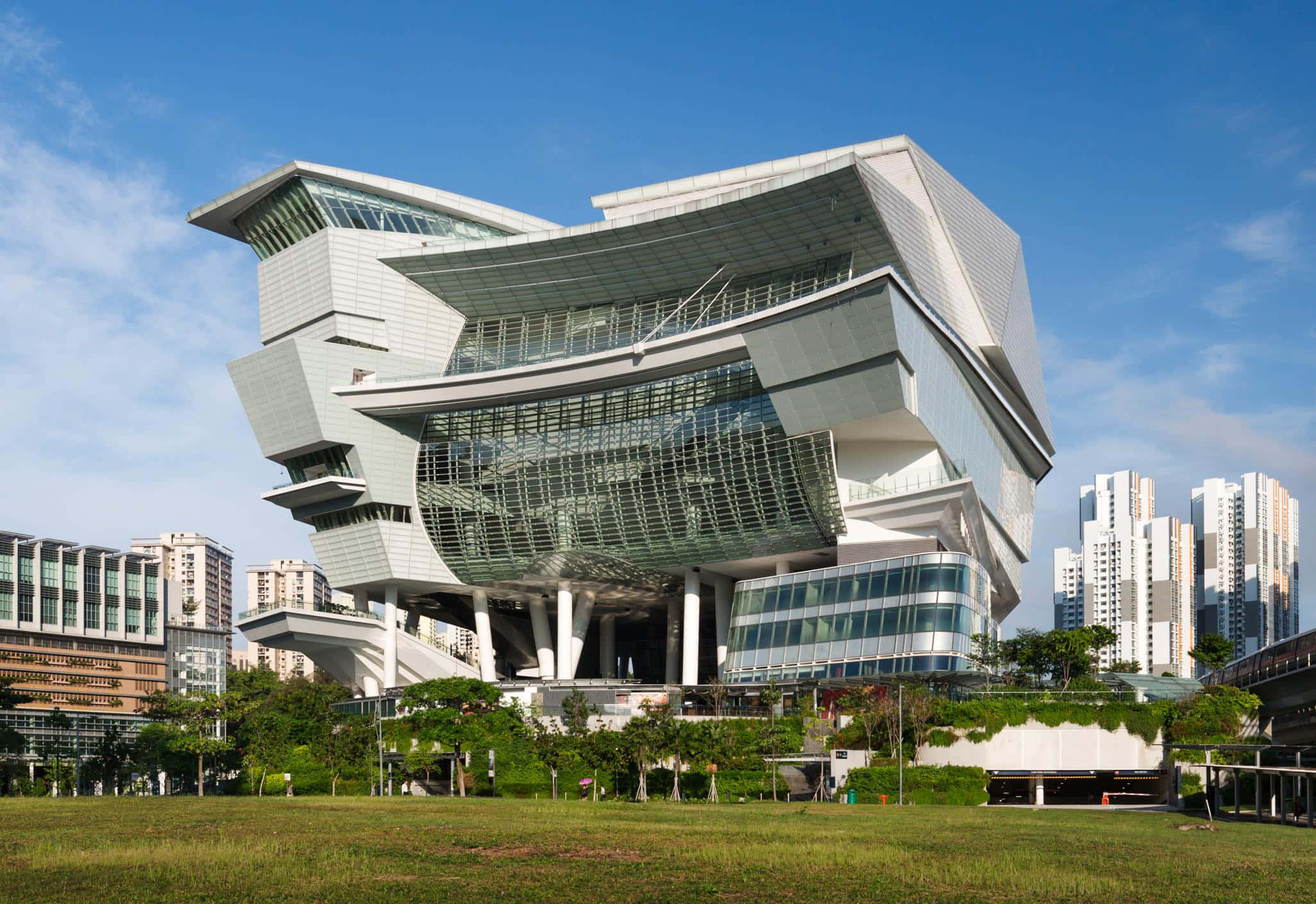 Esplorala Vivace Città-stato Di Singapore.