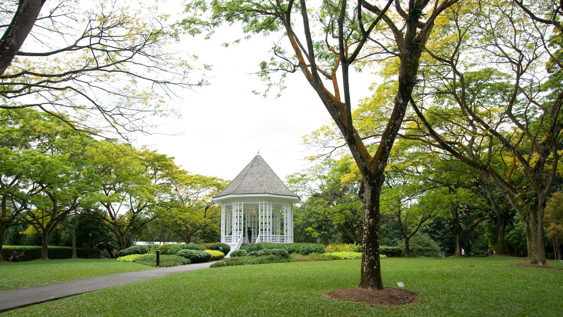 Singapore_ Botanic_ Gardens_ Bandstand_ Pavilion Wallpaper
