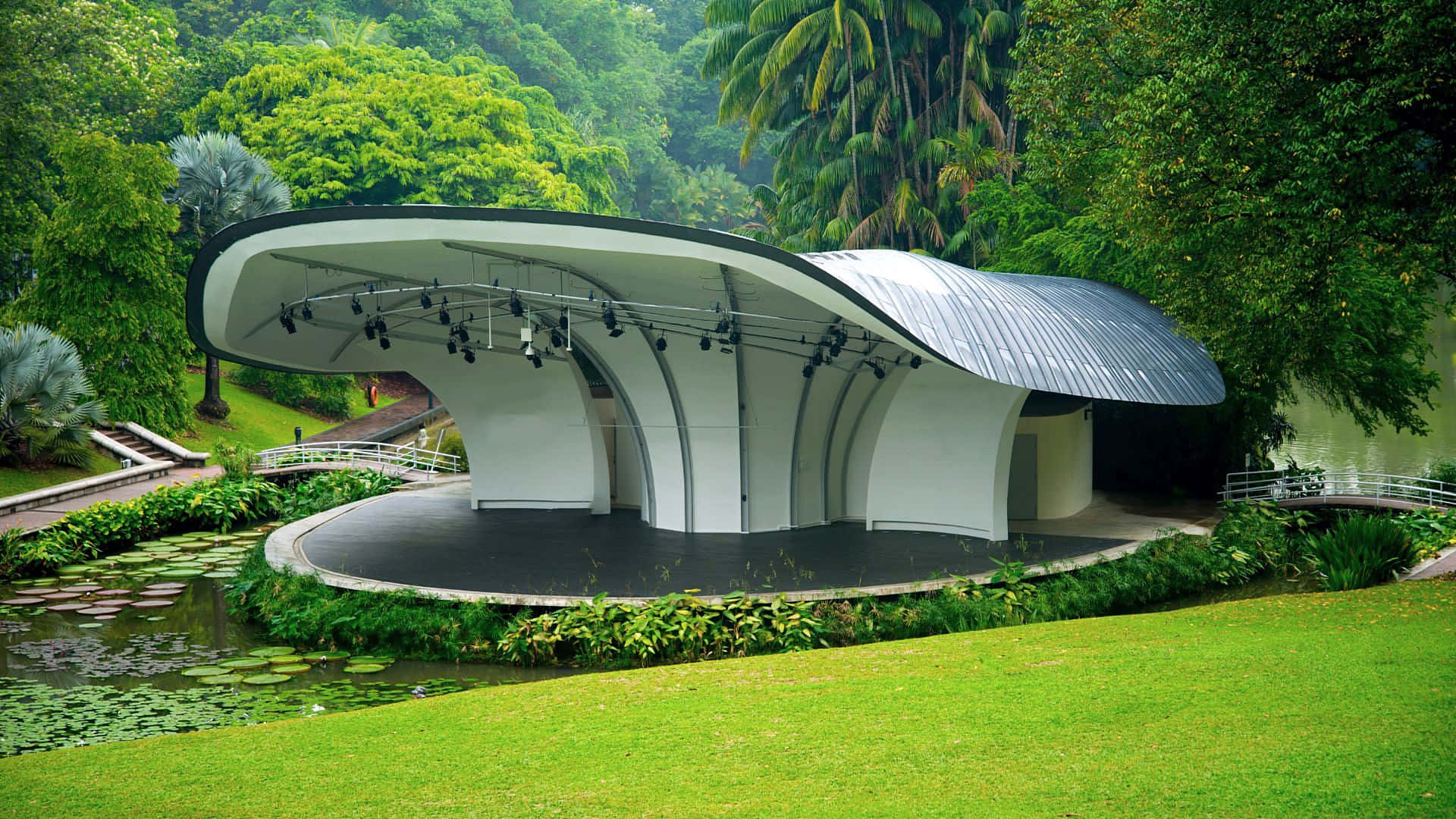 Singapore_ Botanic_ Gardens_ Shaw_ Foundation_ Symphony_ Stage Wallpaper