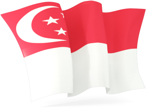 Singapore National Flag Graphic PNG